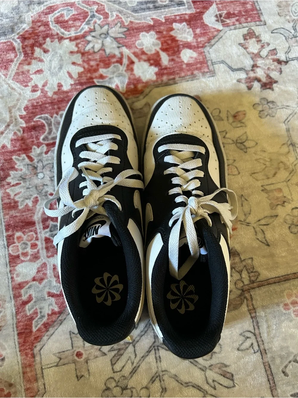 Nike Black and White Casual Low-Top Sneakers